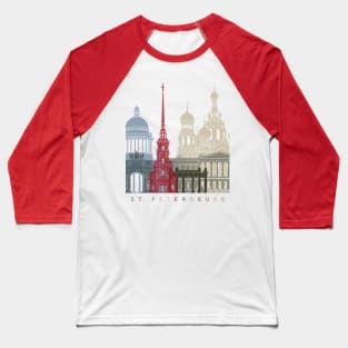 St Petersburg skyline poster Baseball T-Shirt